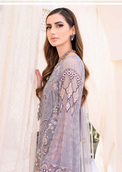 F-2310 - Unstitched - Ramsha Chiffon Collection 2023 - Memsaab Online