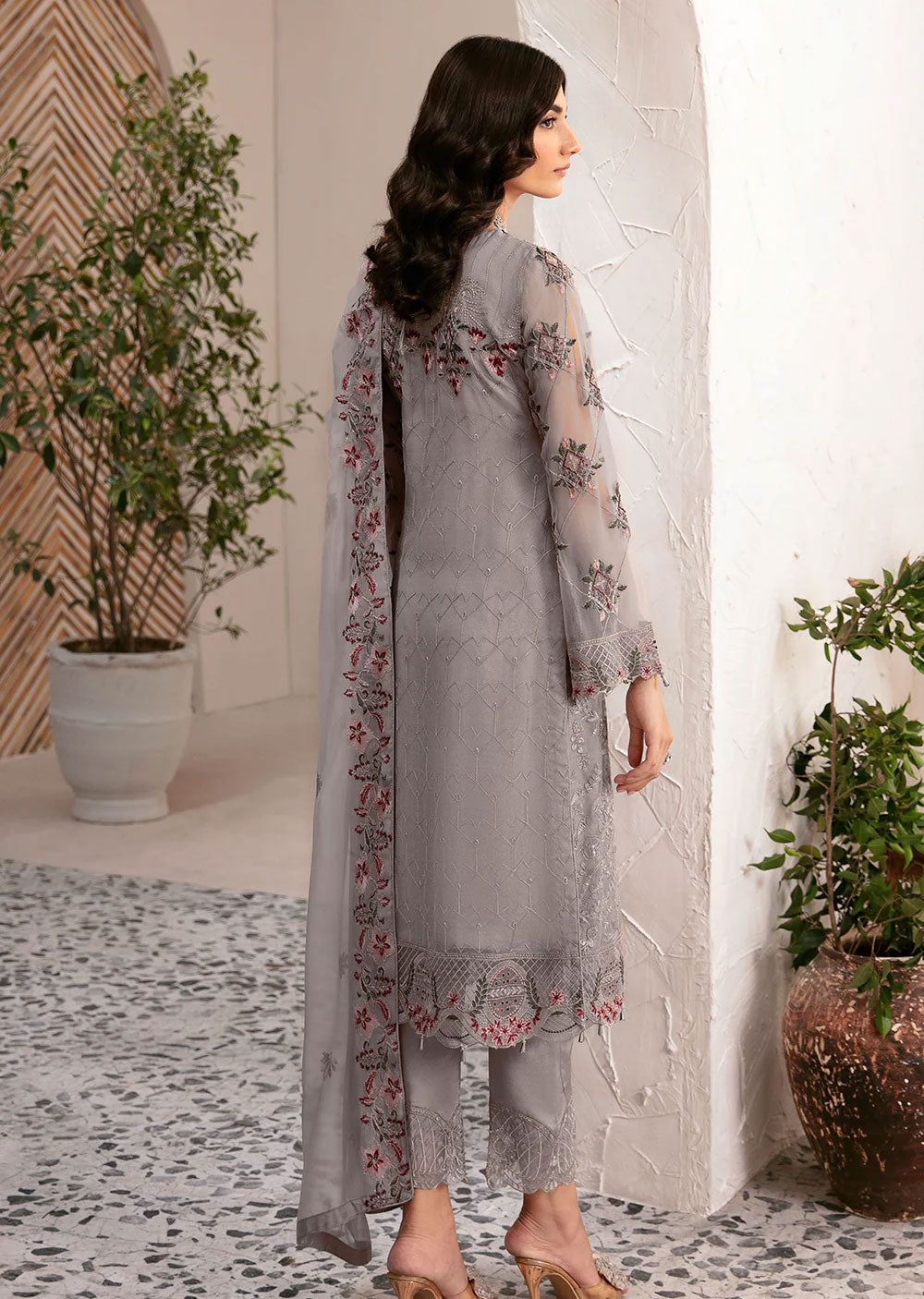 D-1210 - Unstitched - Rangoon by Ramsha Chiffon Collection Vol 12 2024 - Memsaab Online