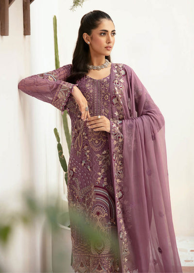 F-2610 - Unstitched - Ramsha Chiffon Collection Vol 26 2024 - Memsaab Online