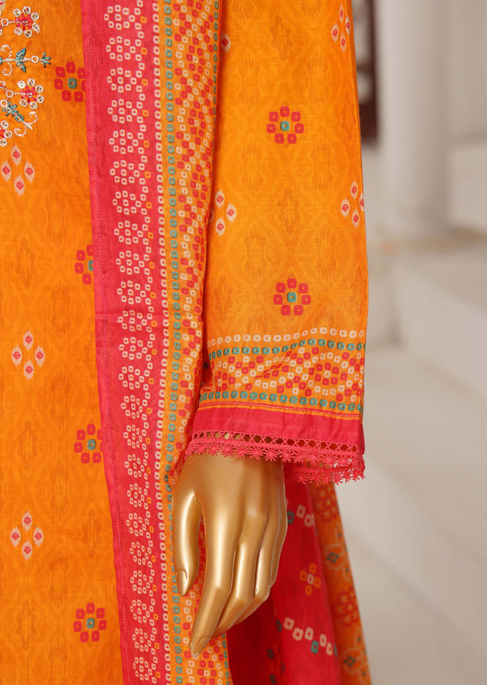 SDR-110 Summer Embroidered Lawn Suit - Memsaab Online