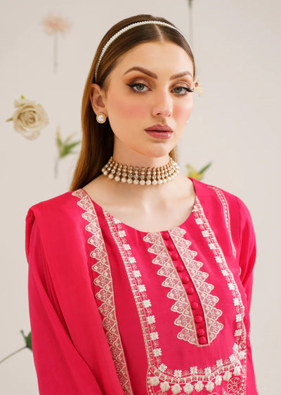 Shibra - Readymade 3 Piece Garnet Suit - Memsaab Online