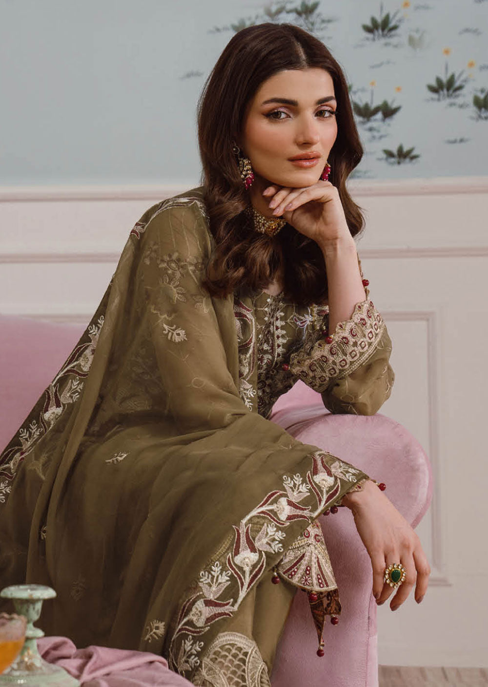 F-2510-R - Readymade - Ramsha Chiffon Collection Vol 25 2024 - Memsaab Online