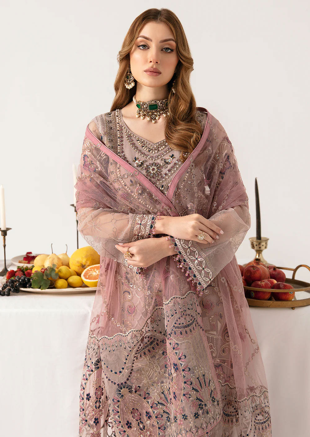 M-1110 - Unstitched - Ramsha Minhal Vol 11 2024 - Memsaab Online