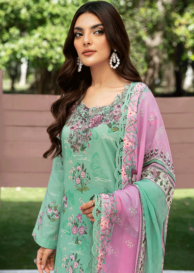 N-510-R - Readymade - Ramsha Rangrez Lawn Collection Vol 5 2024 - Memsaab Online