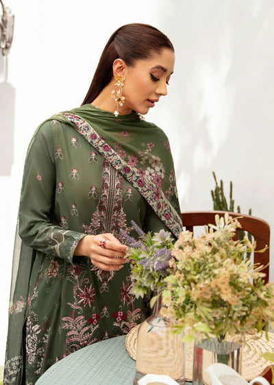 L-1210-R - Readymade - Ramsha Mashaal Luxury Lawn Vol 12 2024 - Memsaab Online