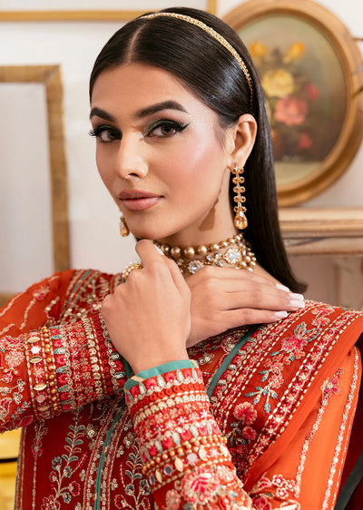 GLCT-10 - Zarna - Gulaal Reverie Embroidered Chiffon Collection 2025 - Memsaab Online