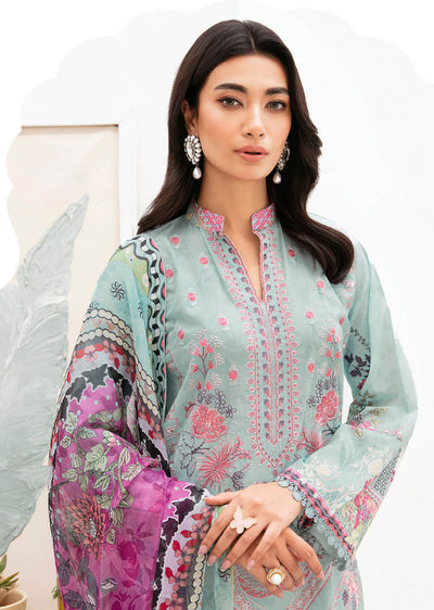 Z-1110-R - Readymade - Ramsha Mashaal Luxury Lawn Vol 11 - Memsaab Online