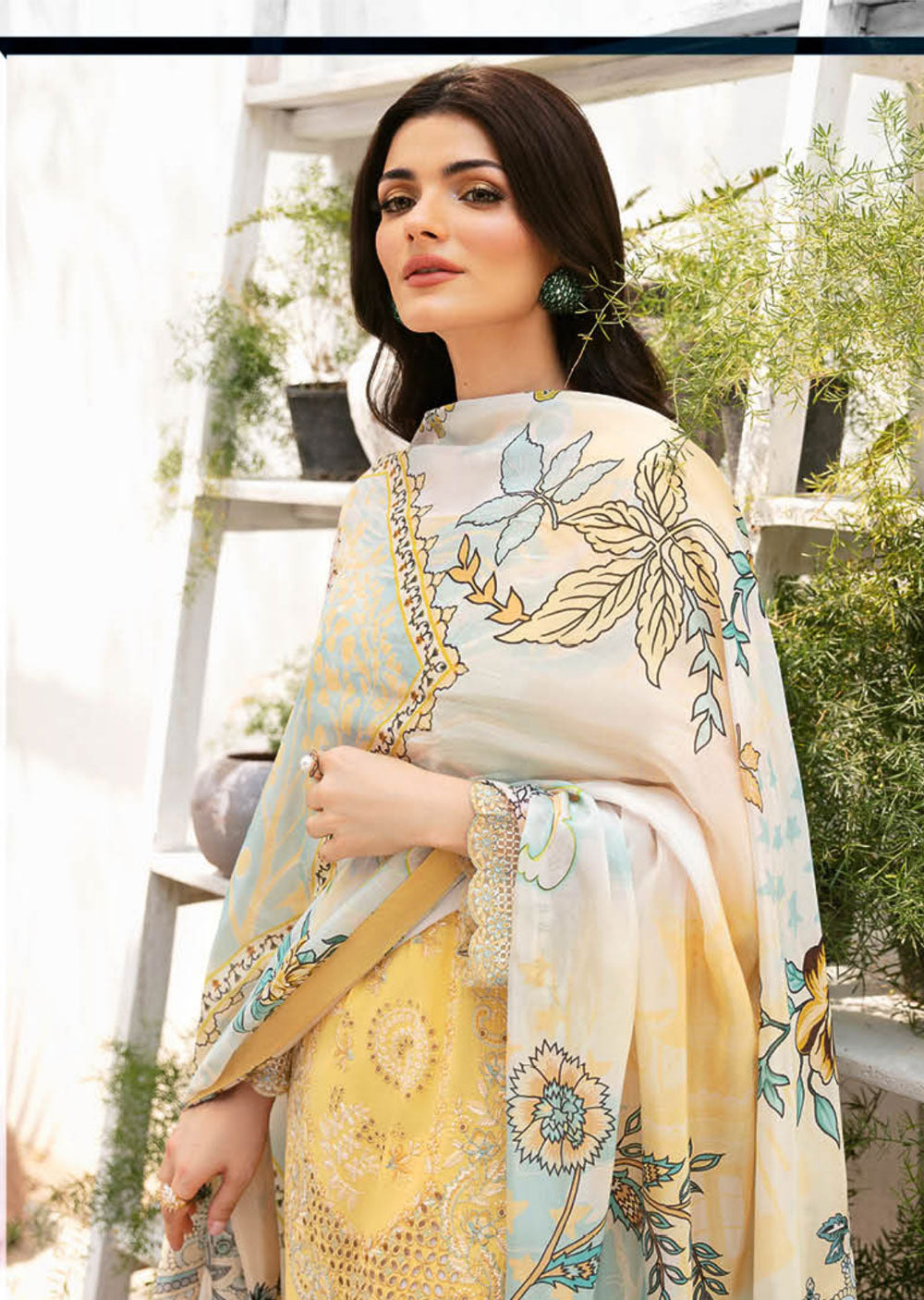 Z-910 - Unstitched - Ramsha Andaaz Luxury Lawn Vol 9 2024 - Memsaab Online