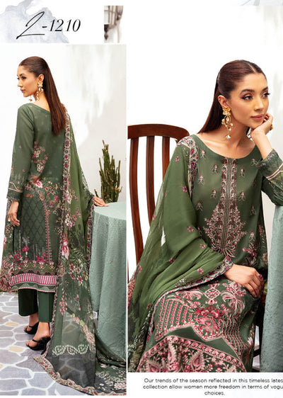 RMSHD-10 - Unstitched - Ramsha Mashaal Lawn Vol 12 - Memsaab Online