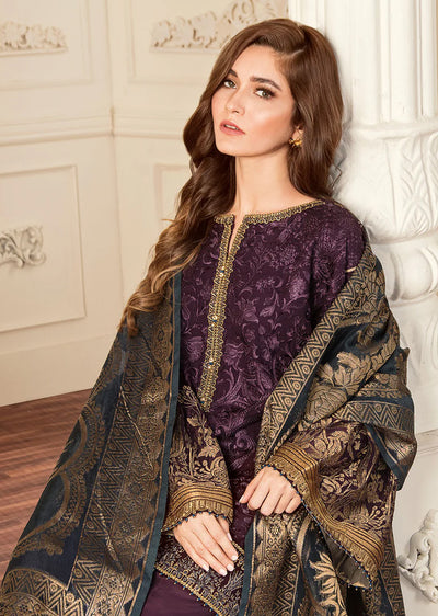 10-AMETHYST - Readymade - Baroque Chantelle Suit 2024 - Memsaab Online