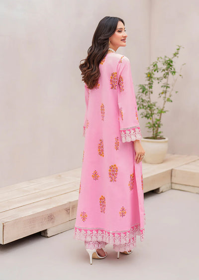 MALINA- Readymade 3 Piece Cotton Suit - Memsaab Online