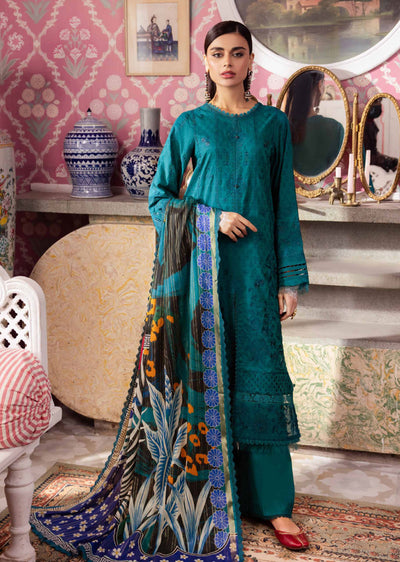 NDS-110-R - Readymade - Maya Lawn Collection by Nureh 2024 - Memsaab Online