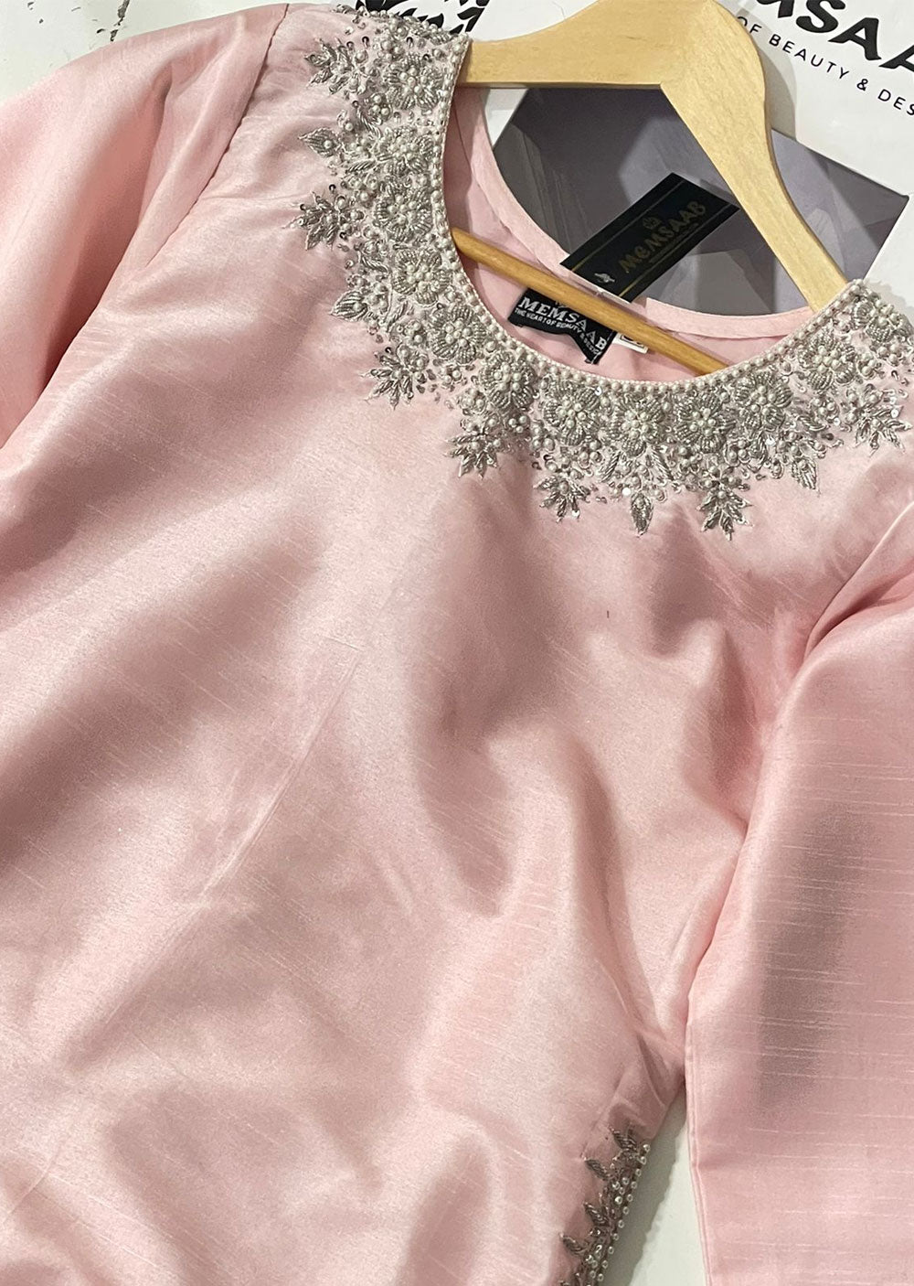 SRB110 - SADA BAHAR - Pink Sehrish.B Designer Outfit - Memsaab Online