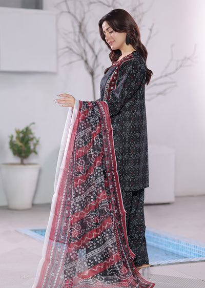 RBY-101 - Aari - Cotton Ajrak Suit - Memsaab Online