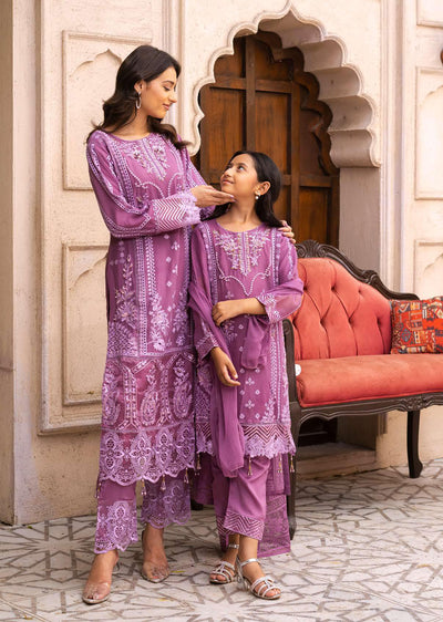 RGZ7108 - Imrozia Mummy n Me Chiffon Suit - Memsaab Online