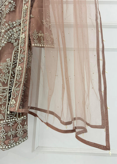 RH2111 Aaina - Pink Fancy Net Outfit - Memsaab Online