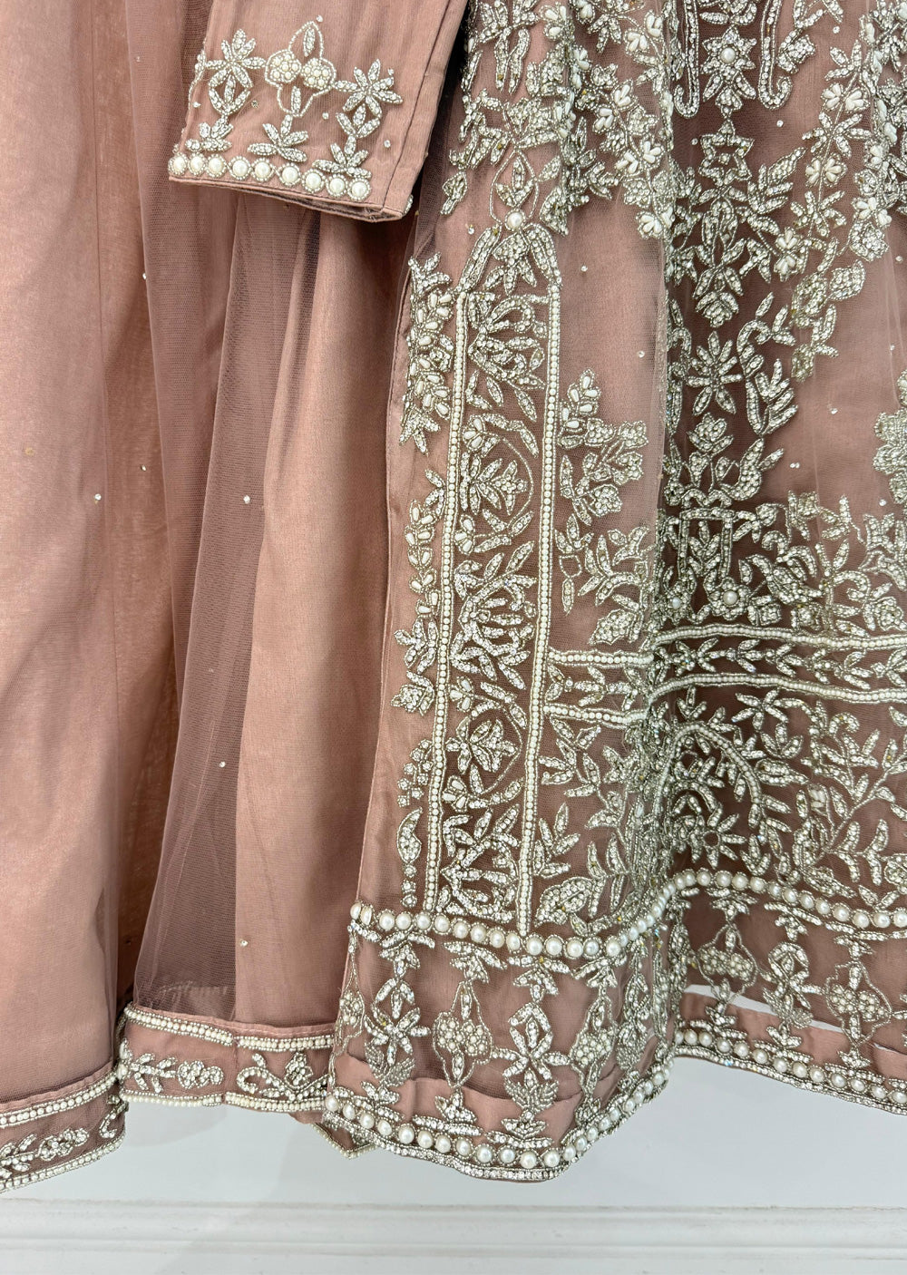 RH2111 Aaina - Pink Fancy Net Outfit - Memsaab Online