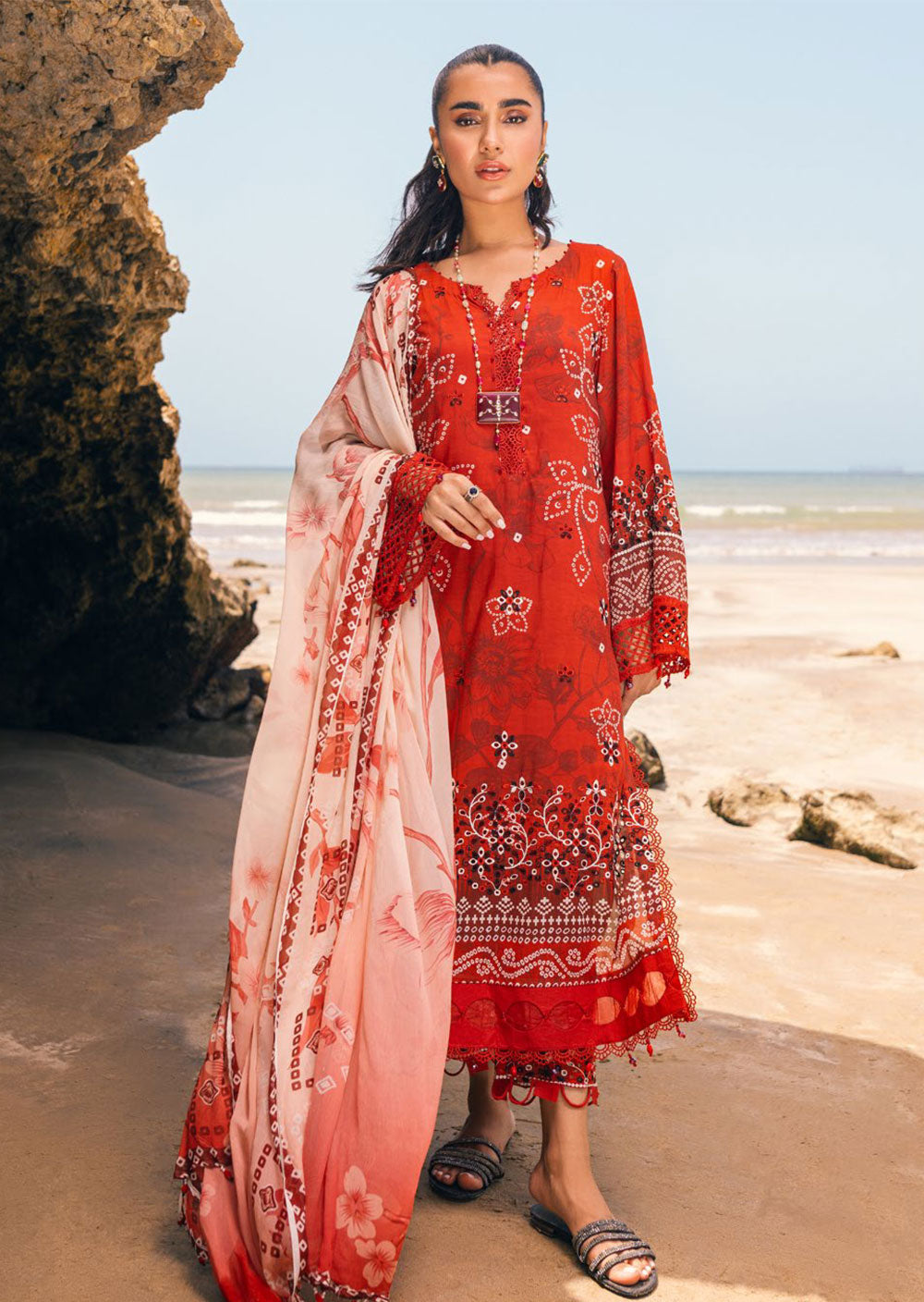 NRH-112-R - Readymade - Gardenia Collection by Nureh Collection 2023 - Memsaab Online