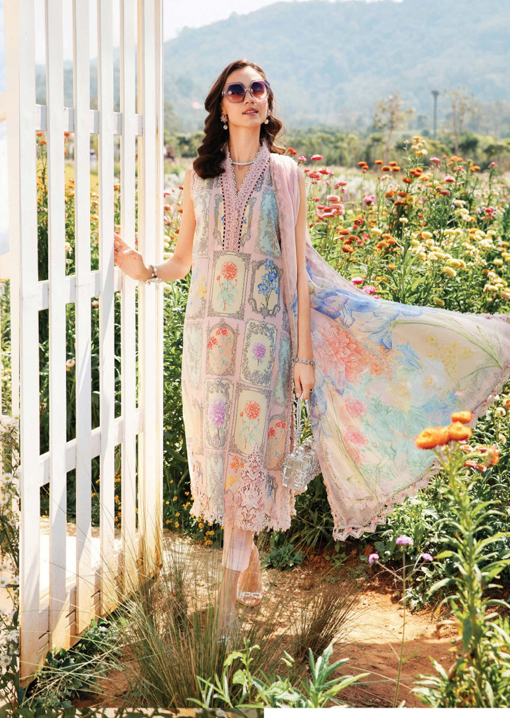 MPLS-11-A - Maria B Mprints Spring Summer Printed Lawn Suit 2025 - Memsaab Online