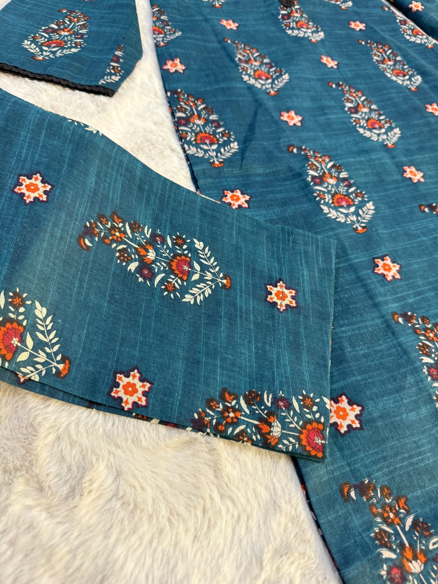 SLMN-30 Readymade Khaddar Co-ord - Memsaab Online