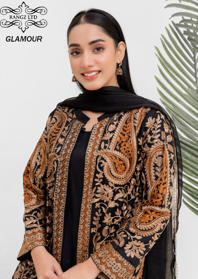 RGZ7106 - Rangz Glamour Gown Outfit - Memsaab Online