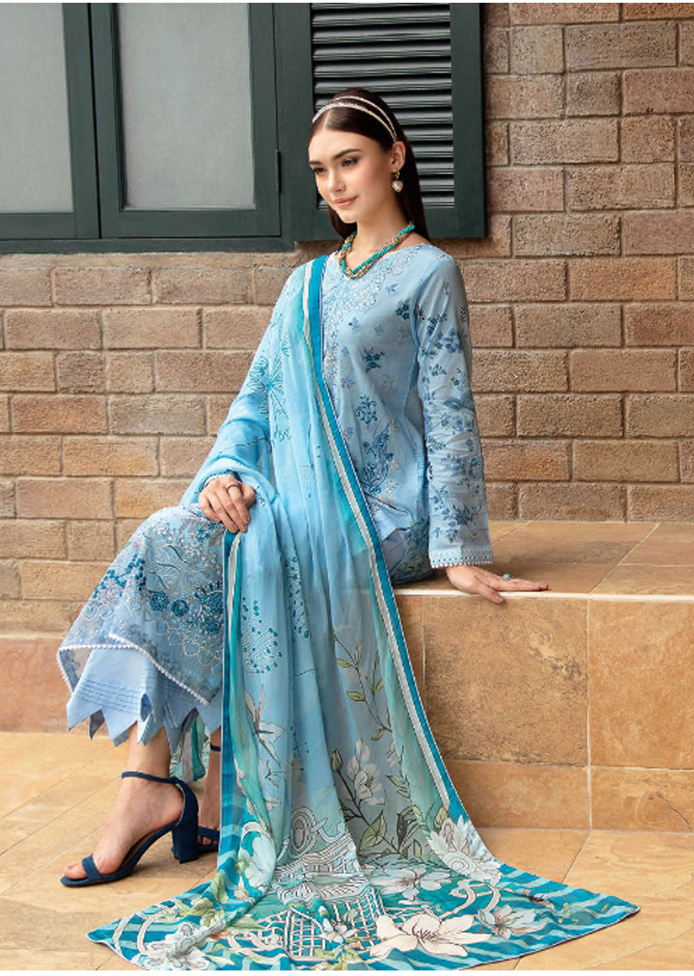 Y-911-R - Readymade - Riwayat by Ramsha Luxury Lawn Vol 09 - Memsaab Online