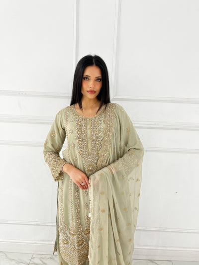 Shaz1801 - Readymade - Chiffon - Mummy n Me Outfit - Memsaab Online