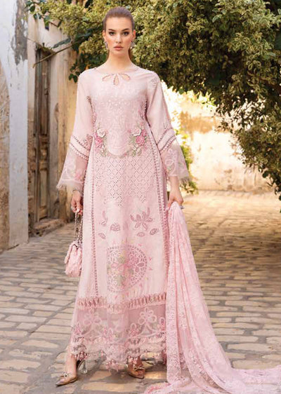 MSB-2411-A - Unstitched - Maria B Lawn Collection 2024 - Memsaab Online
