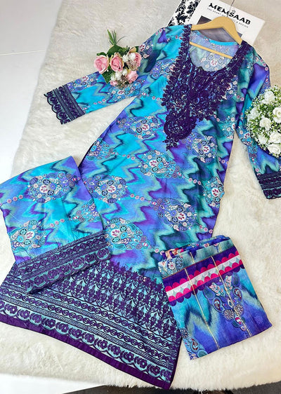 ASK611 Readymade Printed Lawn Suit - Memsaab Online