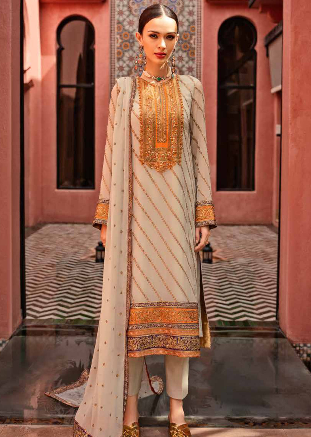 FW-2311 - Readymade - Freesia Luxury Formals Collection 2024 - Memsaab Online