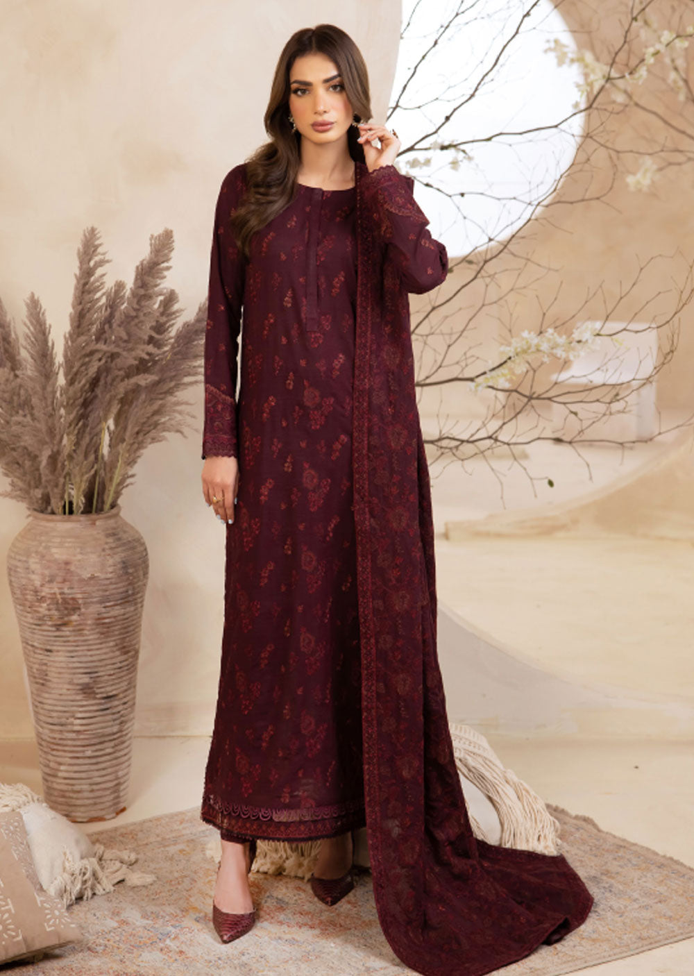 ILW-11 - Unstitched - Luxury Winter Collection by Iznik 2023 - Memsaab Online