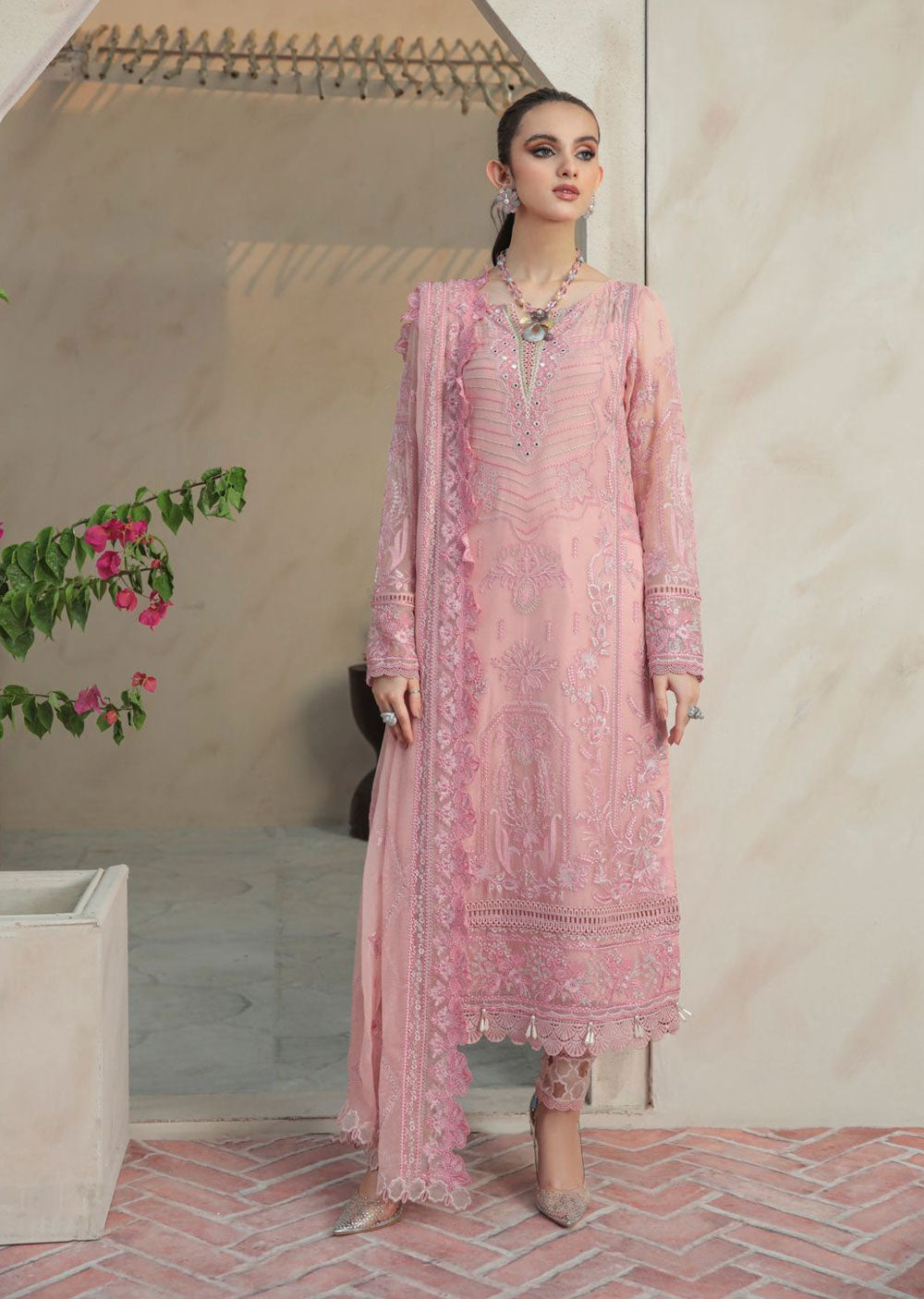 GUP-06 - Roseline - Readymade - Embroidered Pret by Gulaal 2023 - Memsaab Online