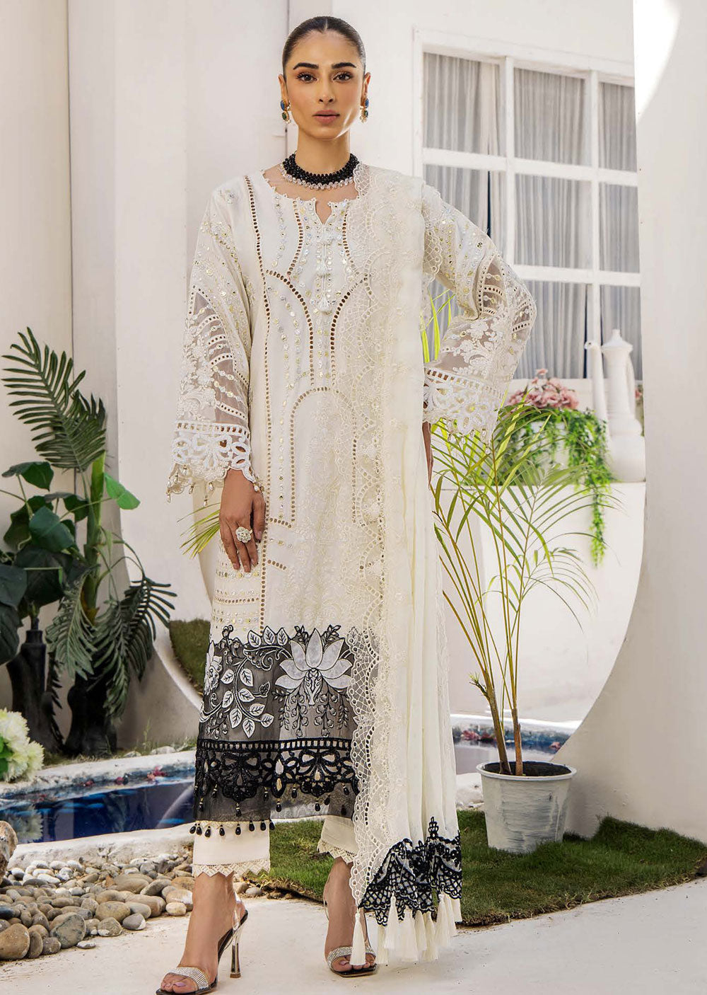 EA-EE-5511 - Unstitched - Eshaisha Eid Edit Lawn Collection 2024 - Memsaab Online