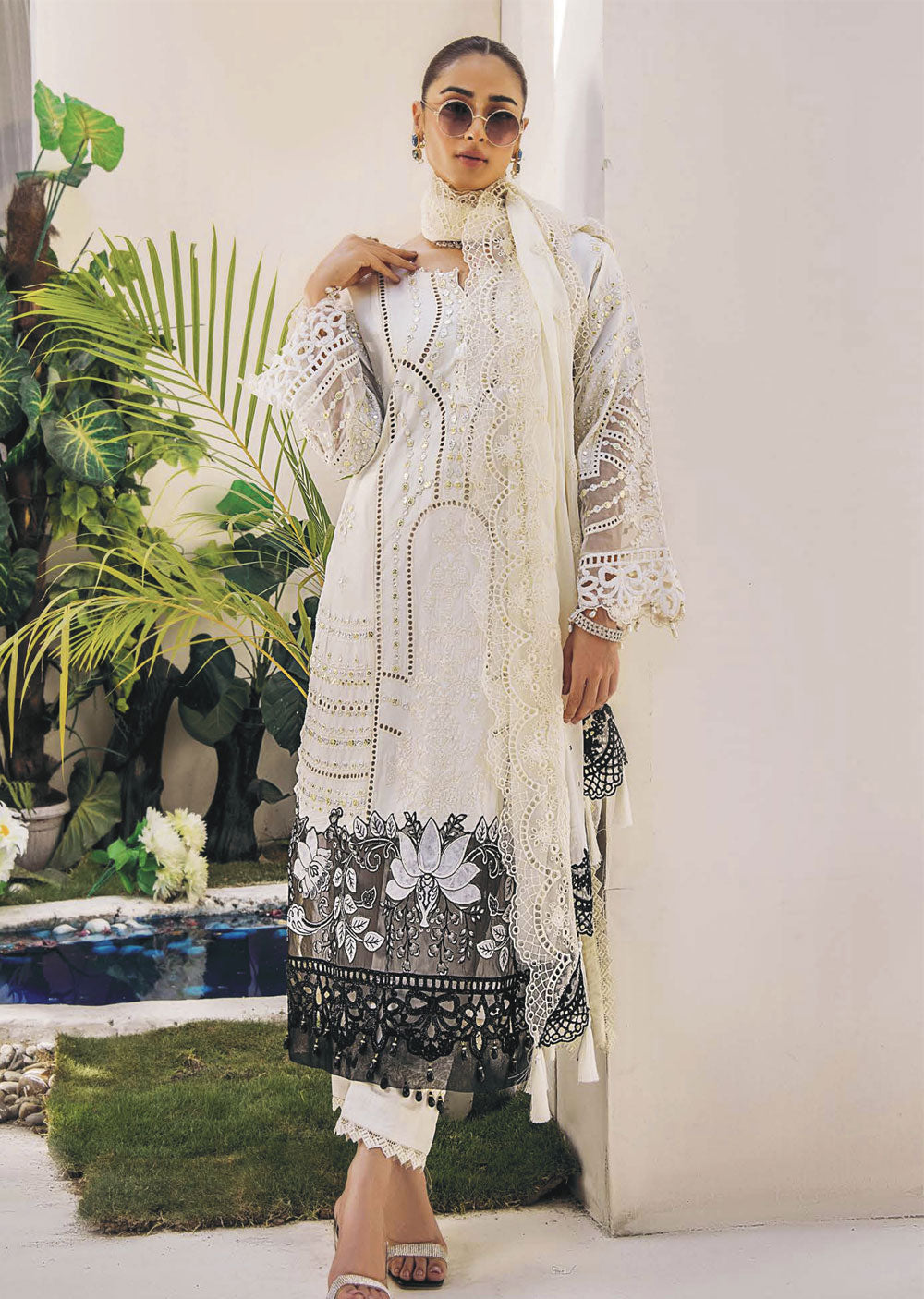 EA-EE-5511 - Unstitched - Eshaisha Eid Edit Lawn Collection 2024 - Memsaab Online