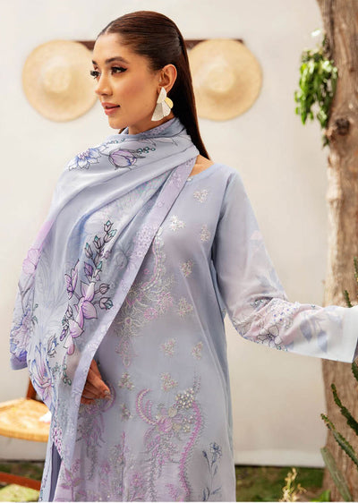 L-1211-R - Readymade - Ramsha Mashaal Luxury Lawn Vol 12 2024 - Memsaab Online