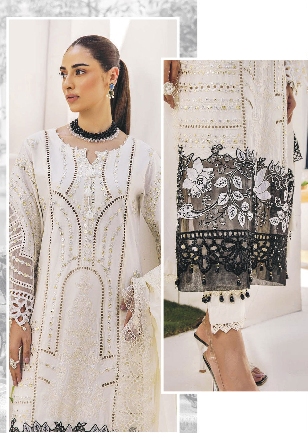 EA-EE-5511 - Unstitched - Eshaisha Eid Edit Lawn Collection 2024 - Memsaab Online