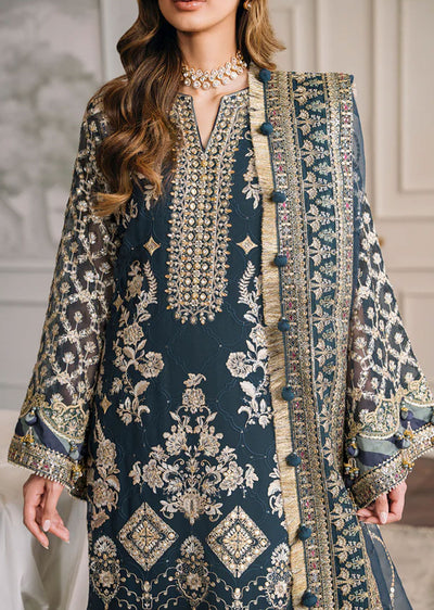 CH12-01 - Readymade - Baroque Chiffon Suit 2024 - Memsaab Online