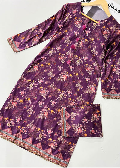 RGZ1202 Readymade Floral Printed Lawn Suit - Memsaab Online