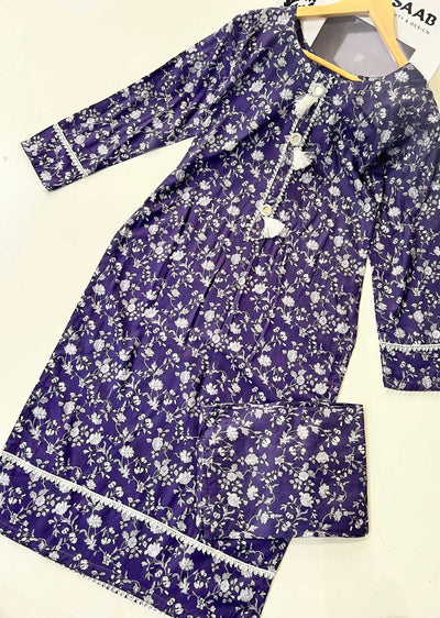 RGZ1209 Readymade Floral Printed Lawn Suit - Memsaab Online