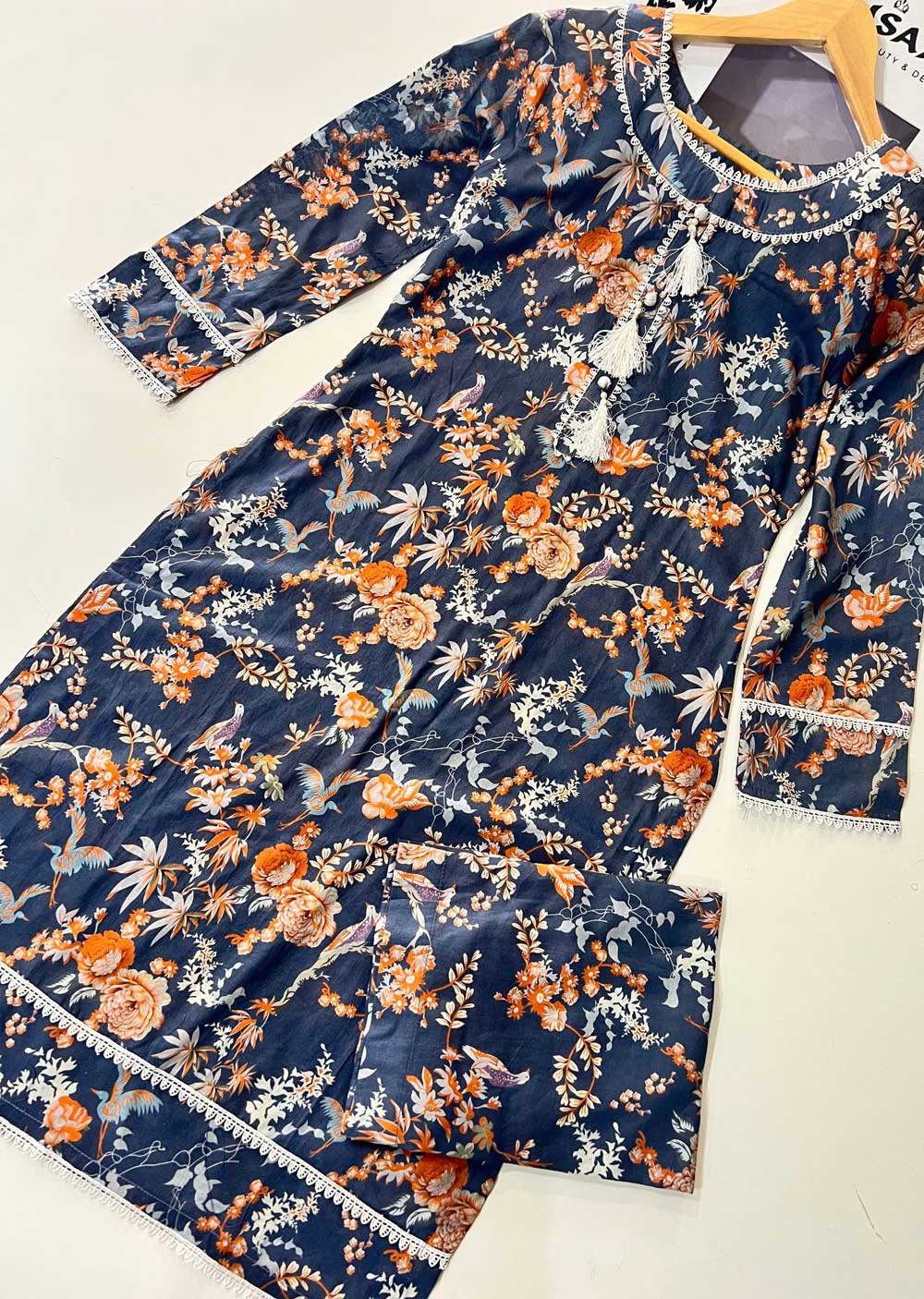 RGZ1214 Readymade Floral Printed Lawn Suit - Memsaab Online