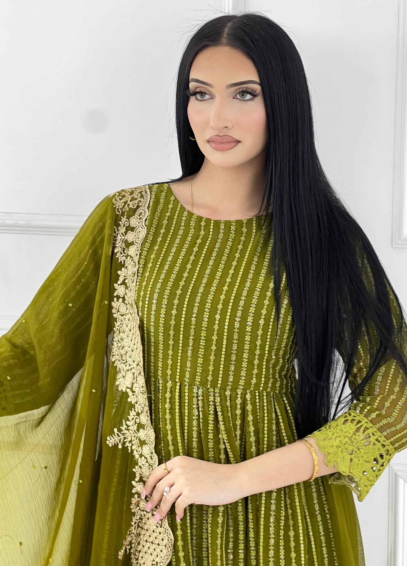 HK-318 - Readymade Chiffon Outfit DEAL OF THE WEEK - Memsaab Online