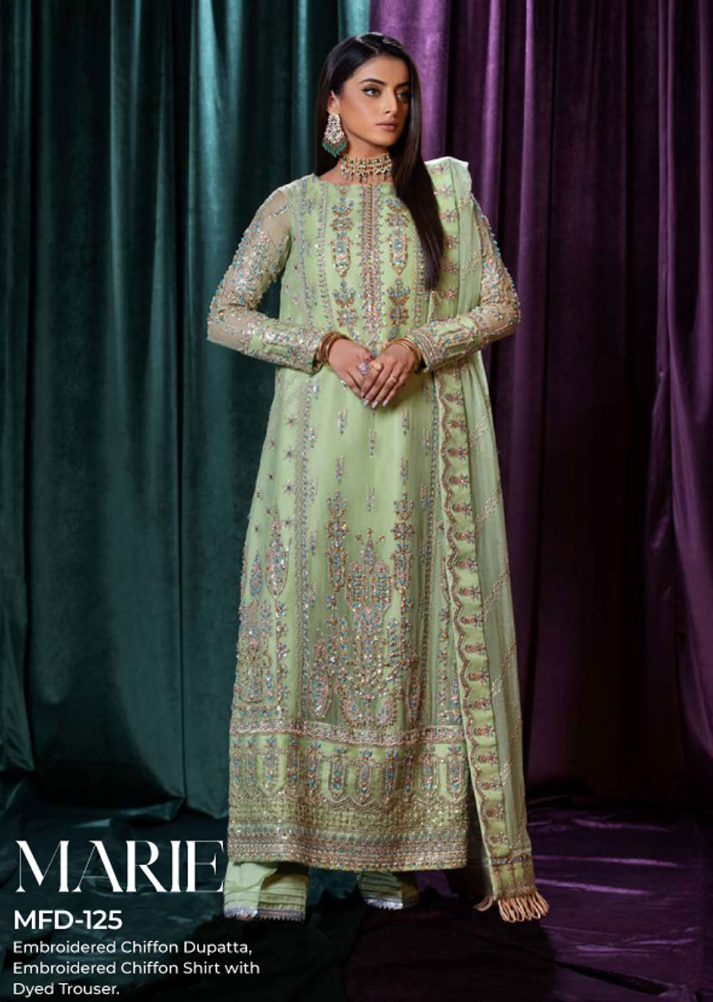 MFD-125 - Readymade - Mijwan Premium Formals 2023 - Memsaab Online