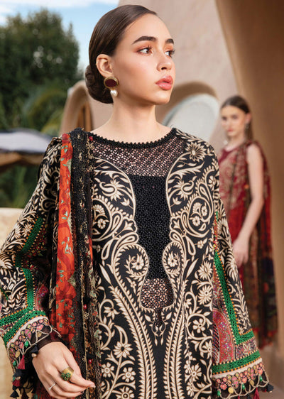 MPLS-12-B - Maria B Mprints Spring Summer Printed Lawn Suit 2025 - Memsaab Online