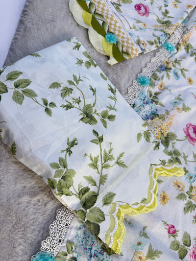 ELFECD-05-A-Gladiolus Grace-Readymade-Elaf Prints Collection 2025 - Memsaab Online
