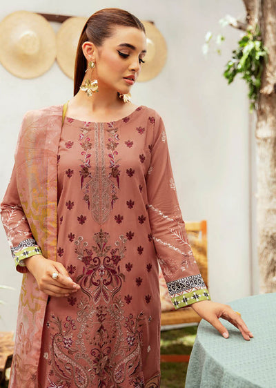 L-1212-R - Readymade - Ramsha Mashaal Luxury Lawn Vol 12 2024 - Memsaab Online