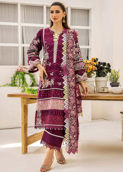 EA-EE-5512 - Unstitched - Eshaisha Eid Edit Lawn Collection 2024 - Memsaab Online