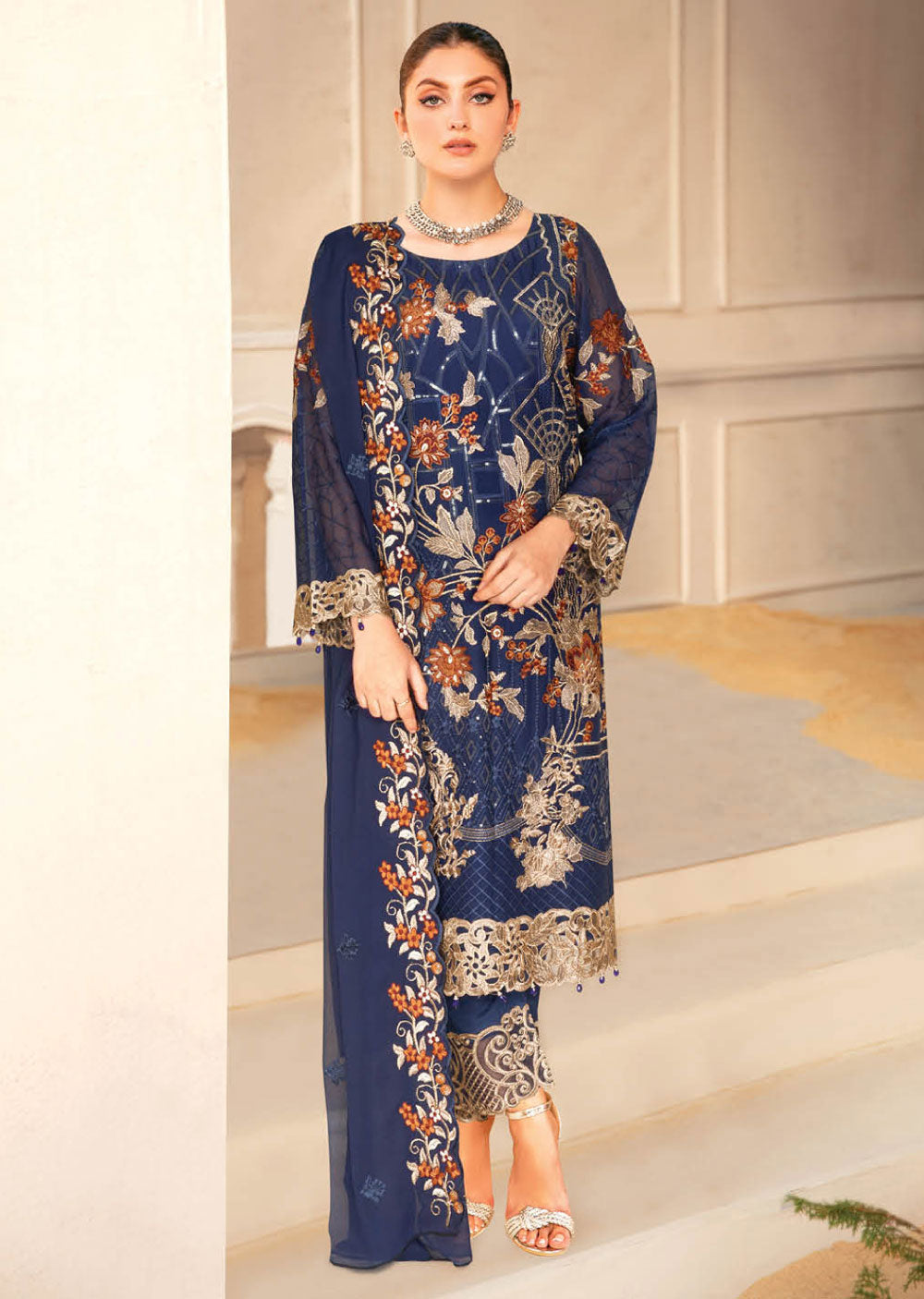 NYB-12-R - Readymade - Nayab Chiffon Collection Vol 1 - Memsaab Online