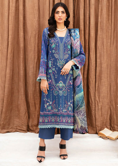 Z-1112-R - Readymade - Ramsha Mashaal Luxury Lawn Vol 11 - Memsaab Online