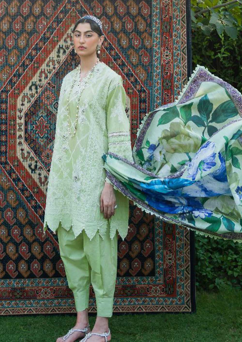 MUZN-12-B - Unstitched - Muzlin Collection Vol 2 by Sana Safinaz 2023 - Memsaab Online