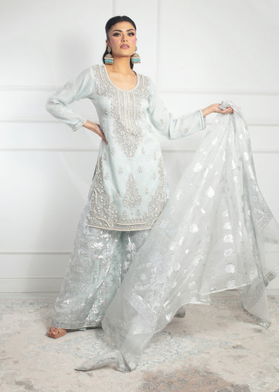 SRB9915 - Anchal GREY Sehrish.B Designer - Memsaab Online